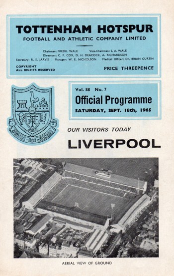 Match programme
